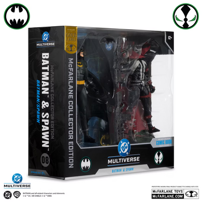 McFarlane Toys Batman & Spawn Collector Edition 2 Pack Gold Label