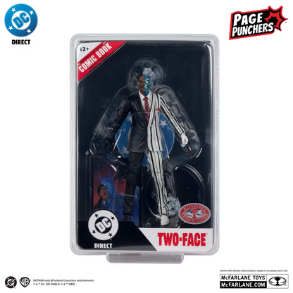 McFarlane Toys DC Page Punchers Batman '89 Two Face Red Platinum Edition