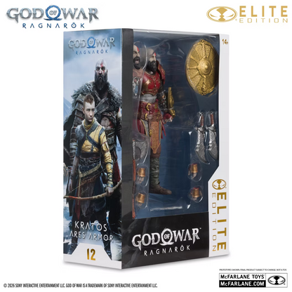 McFarlane Toys God Of War Ragnarök Kratos Ares Armor Elite Edition