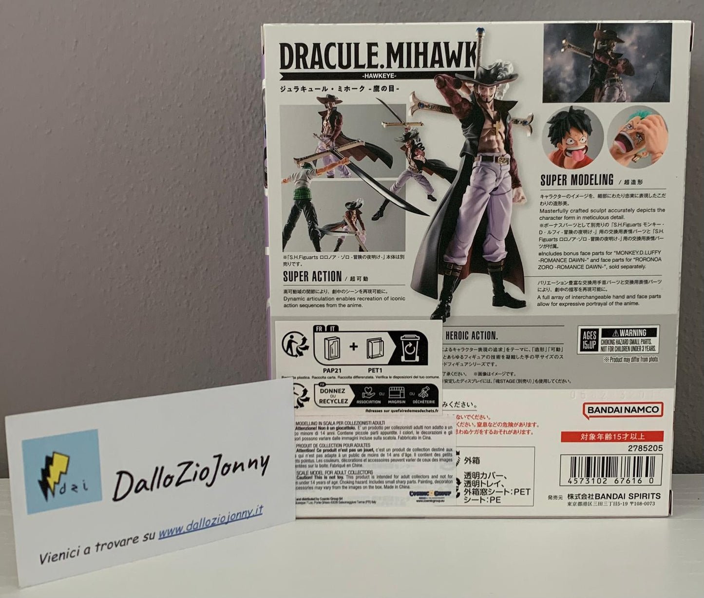 Bandai S.H.Figuarts One Piece Dracule.Mihawk Hawkeye