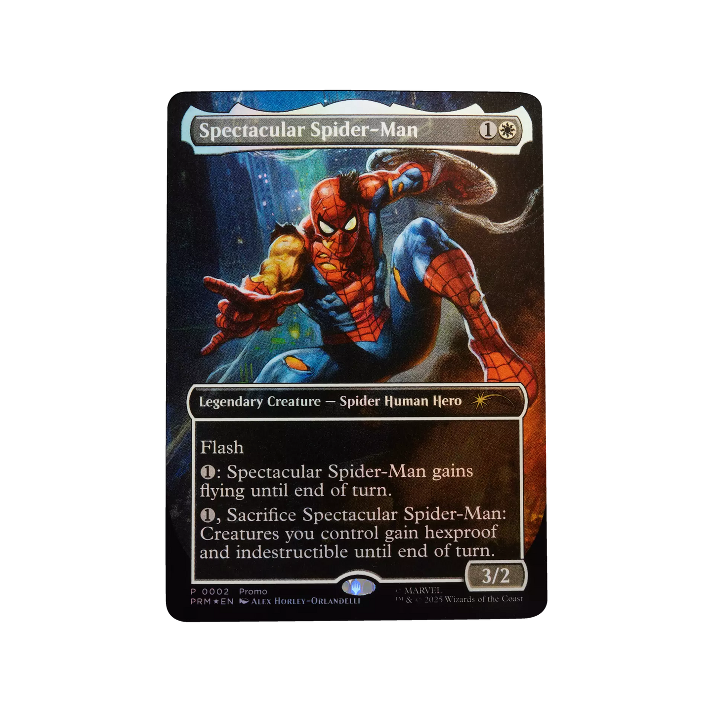 Hasbro Marvel Legends Series Spider-Man Battle-Damaged Spider-Man Magic The Gathering