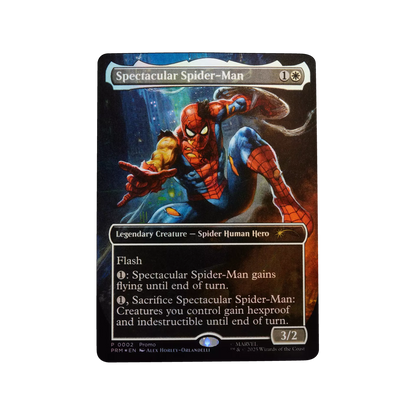 Hasbro Marvel Legends Series Spider-Man Battle-Damaged Spider-Man Magic The Gathering