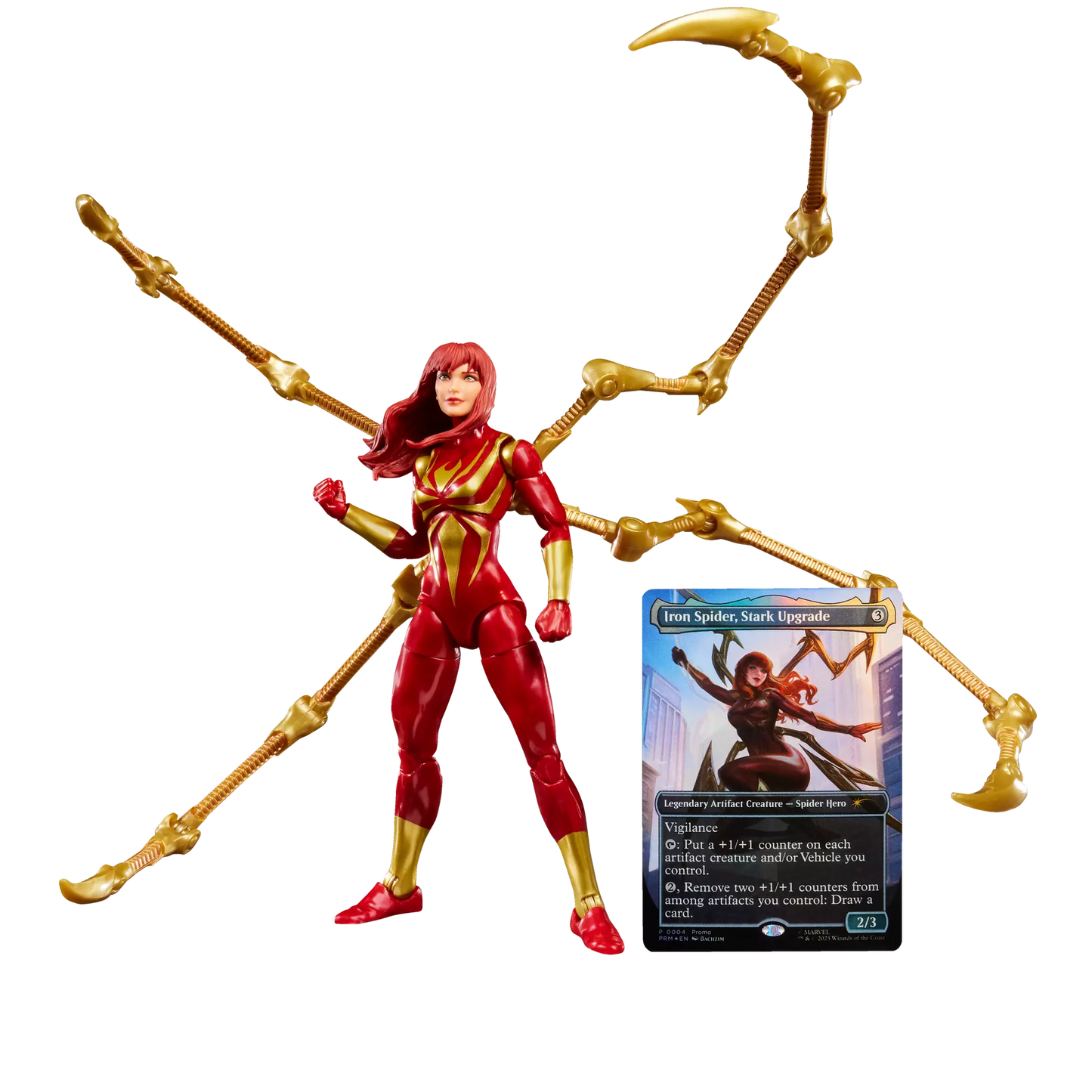 Hasbro Marvel Legends Series Spider-Man Mary Jane Watson Iron Spider Magic The Gathering