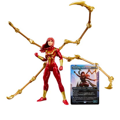 Hasbro Marvel Legends Series Spider-Man Mary Jane Watson Iron Spider Magic The Gathering