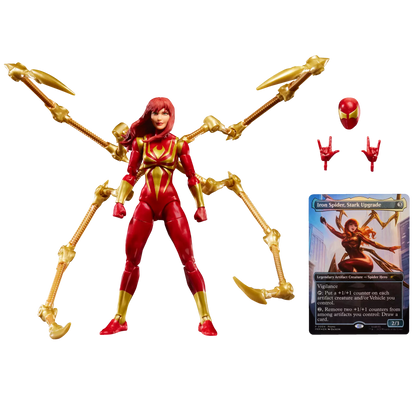 Hasbro Marvel Legends Series Spider-Man Mary Jane Watson Iron Spider Magic The Gathering