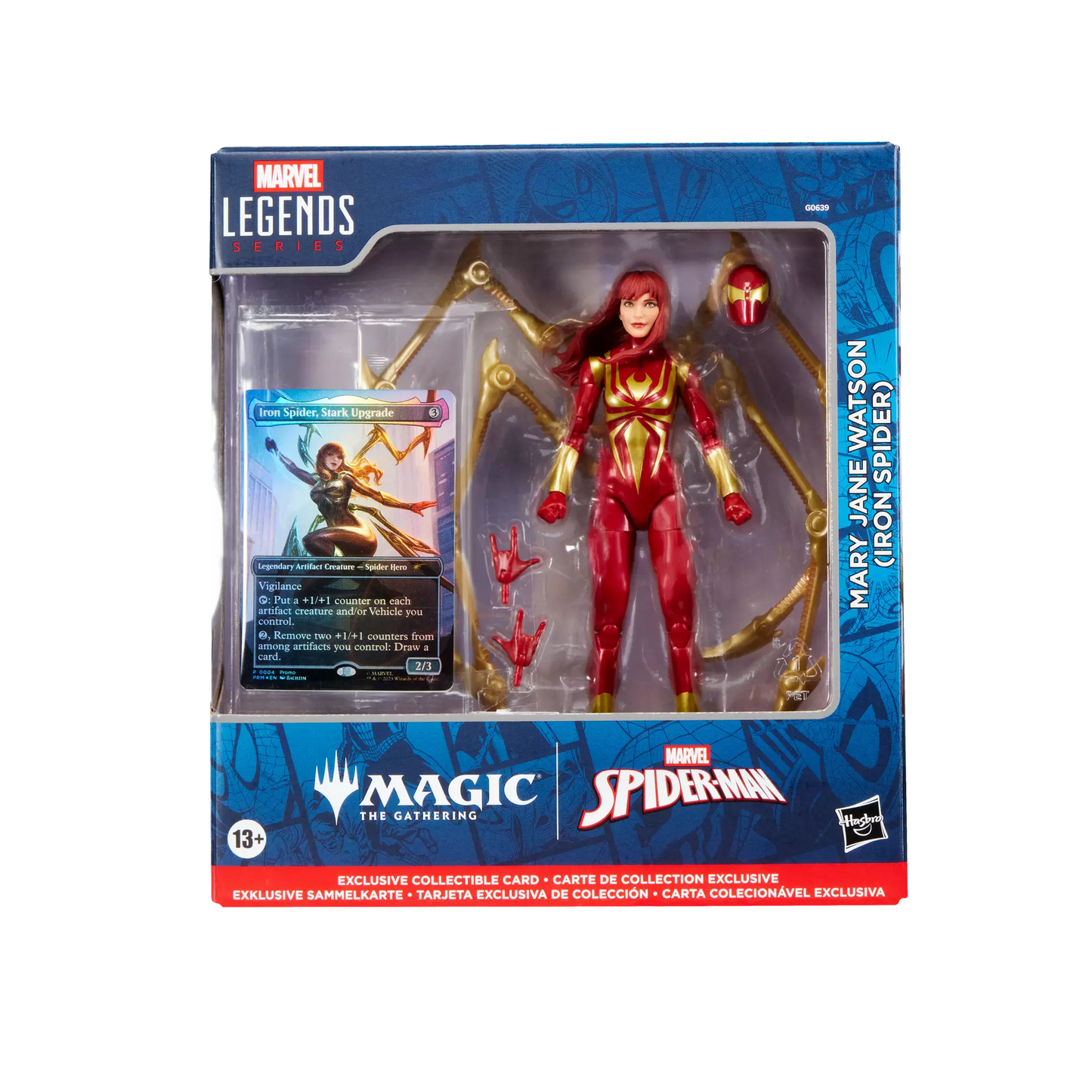 Hasbro Marvel Legends Series Spider-Man Mary Jane Watson Iron Spider Magic The Gathering
