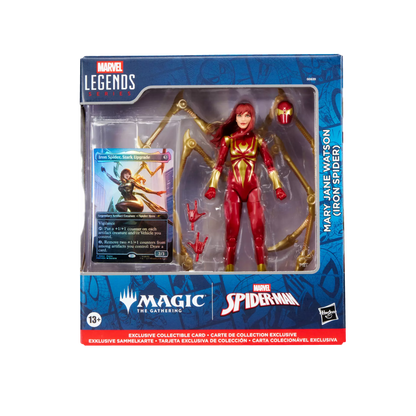 Hasbro Marvel Legends Series Spider-Man Mary Jane Watson Iron Spider Magic The Gathering