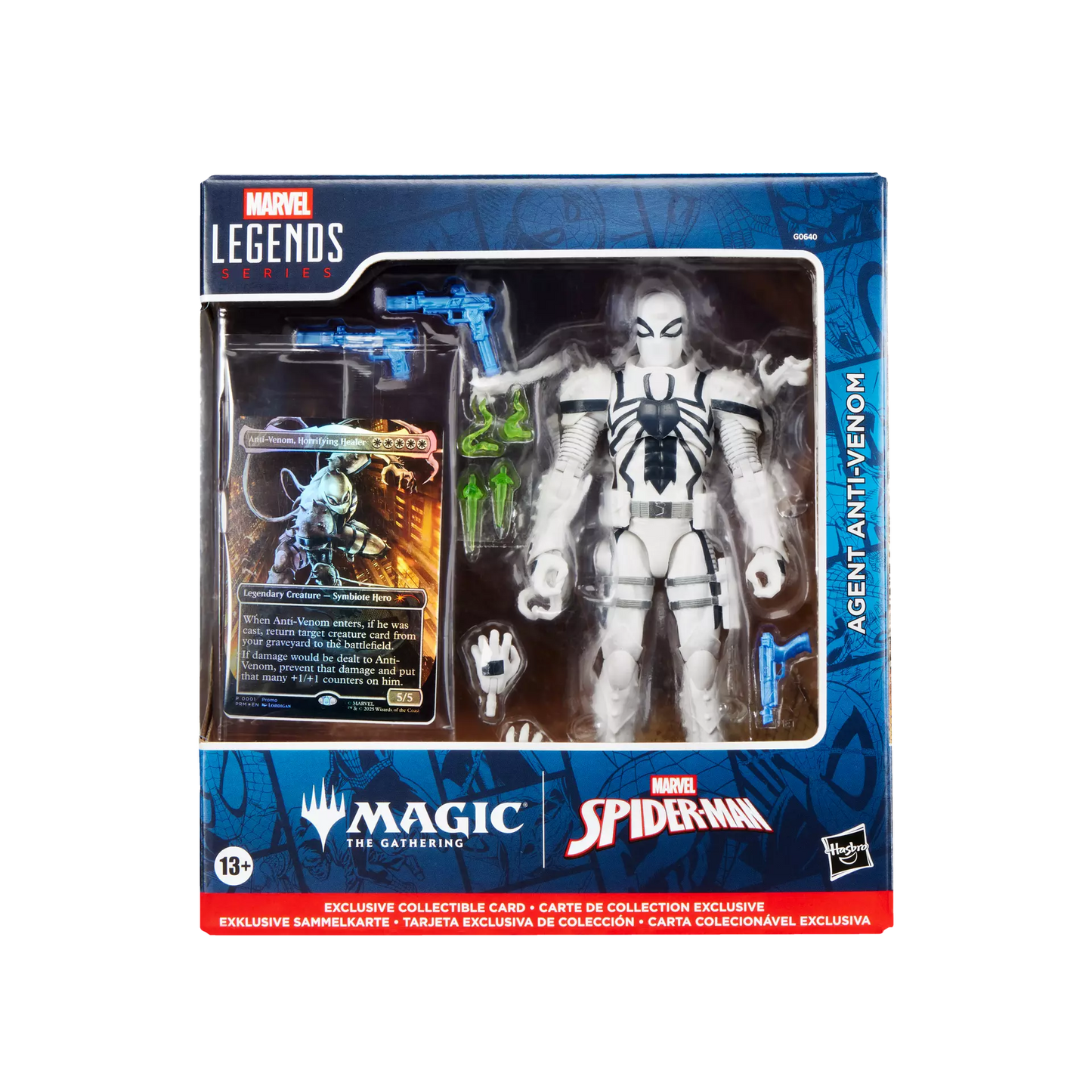 Hasbro Marvel Legends Series Spider-Man Agent Anti-Venom Magic The Gathering