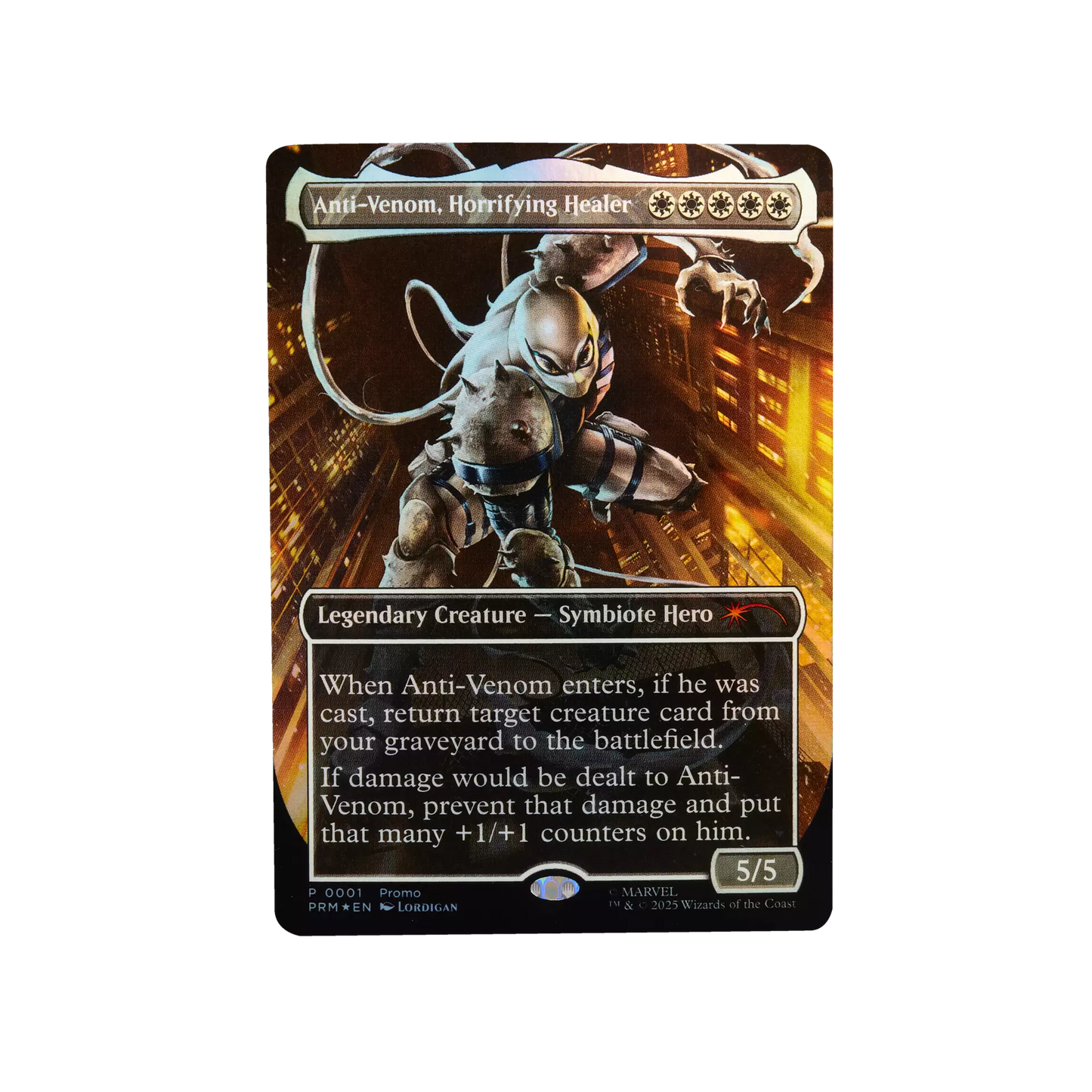 Hasbro Marvel Legends Series Spider-Man Agent Anti-Venom Magic The Gathering