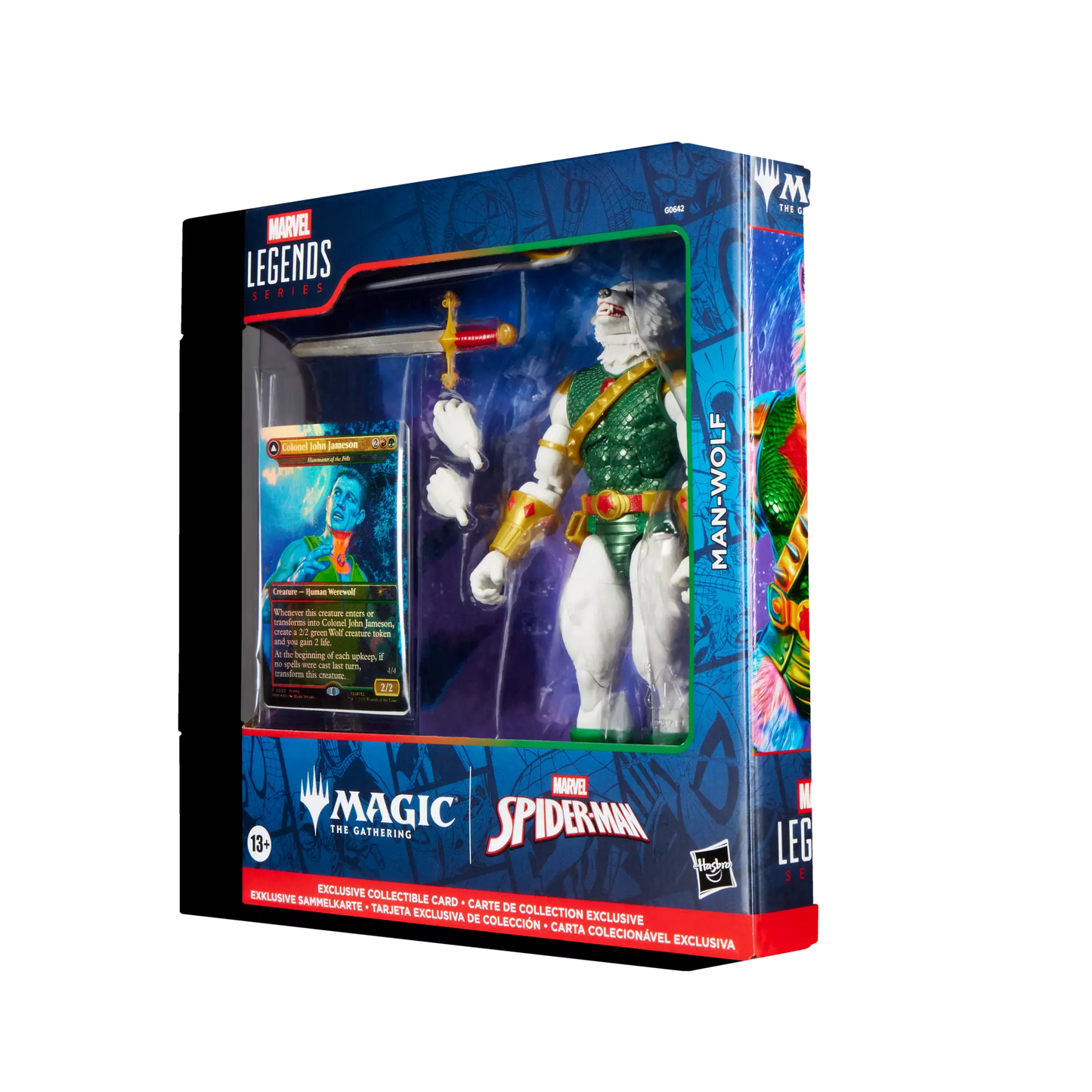 Hasbro Marvel Legends Series Spider-Man Man-Wolf Magic The Gathering
