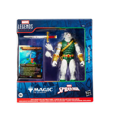 Hasbro Marvel Legends Series Spider-Man Man-Wolf Magic The Gathering