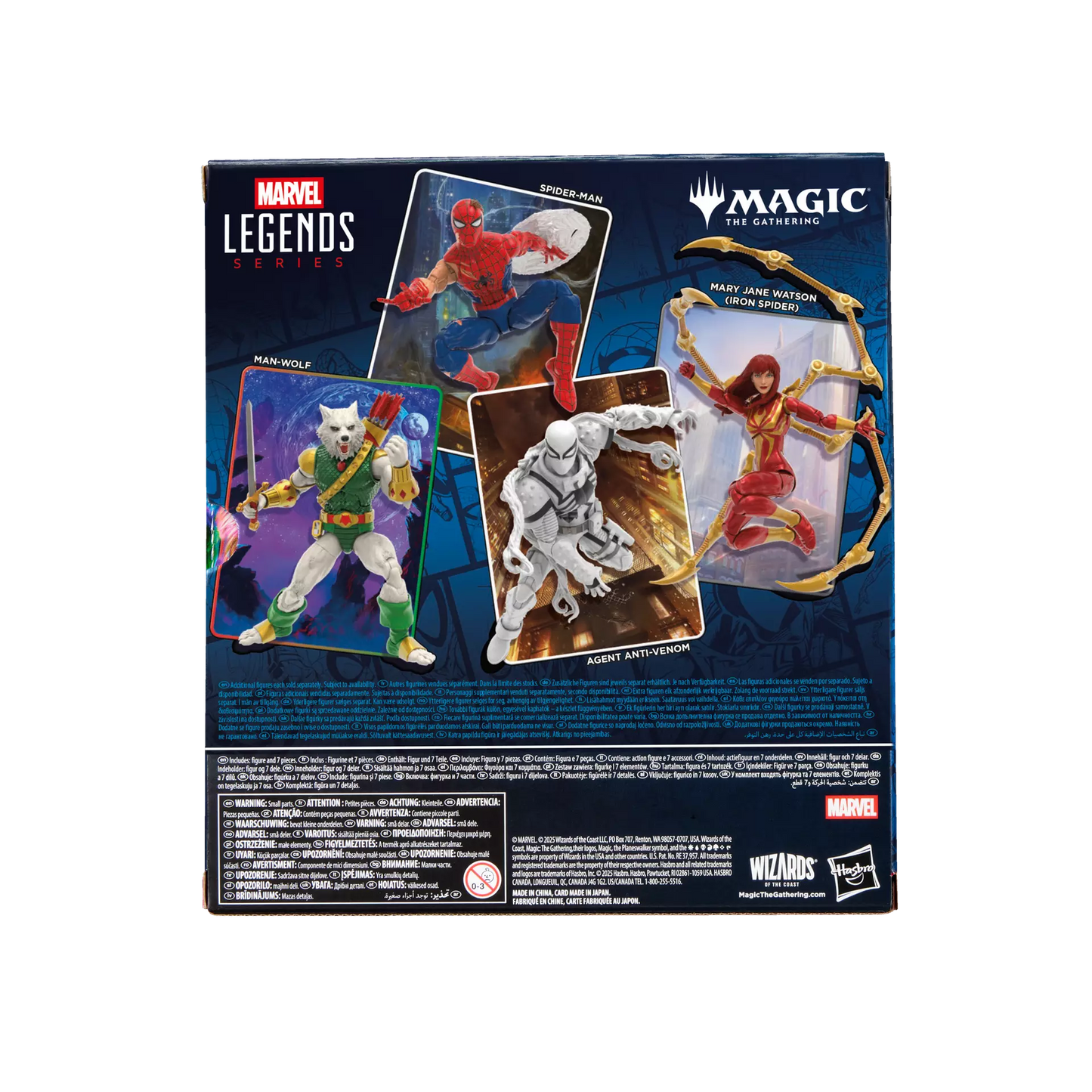 Hasbro Marvel Legends Series Spider-Man Man-Wolf Magic The Gathering
