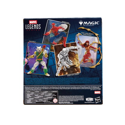 Hasbro Marvel Legends Series Spider-Man Man-Wolf Magic The Gathering