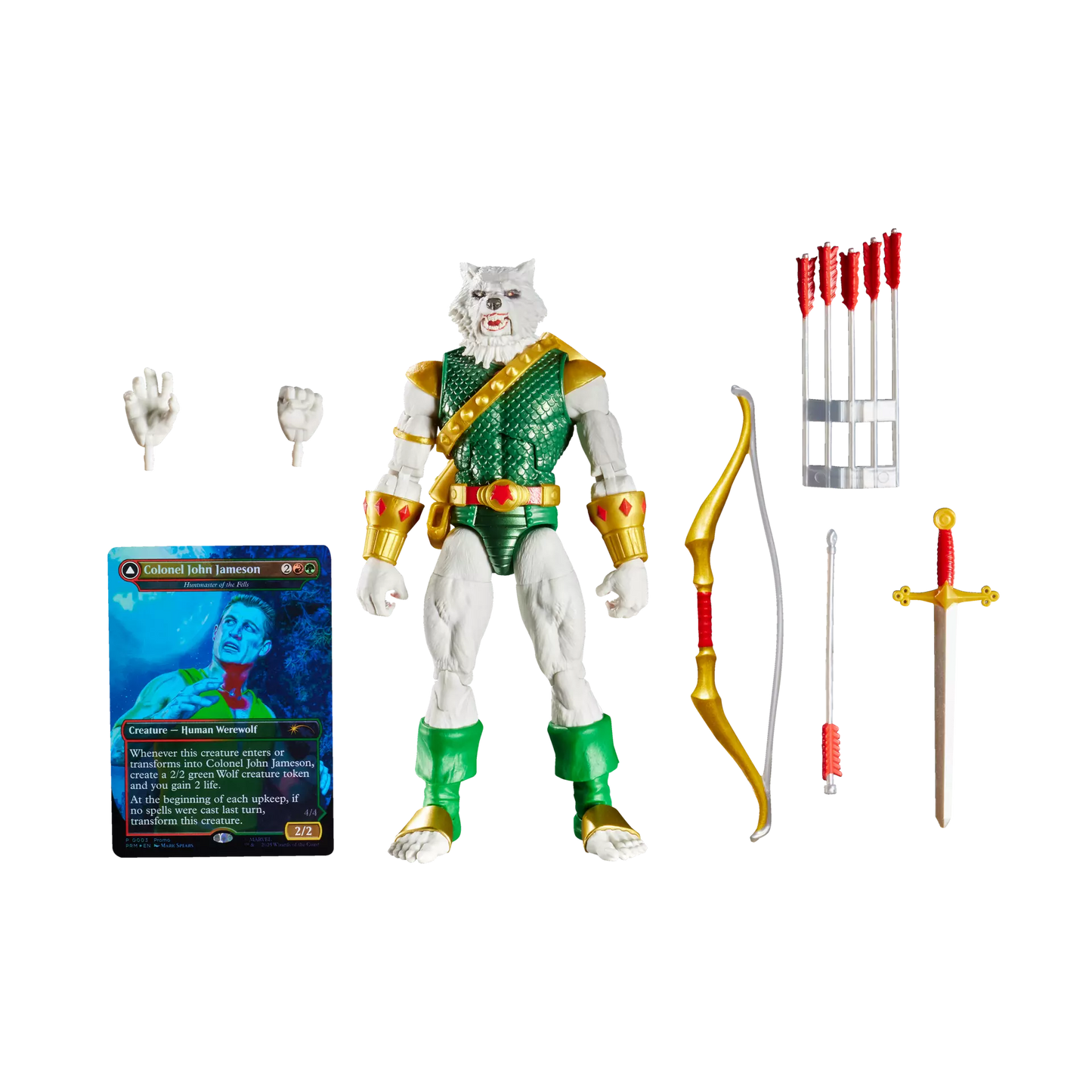 Hasbro Marvel Legends Series Spider-Man Man-Wolf Magic The Gathering