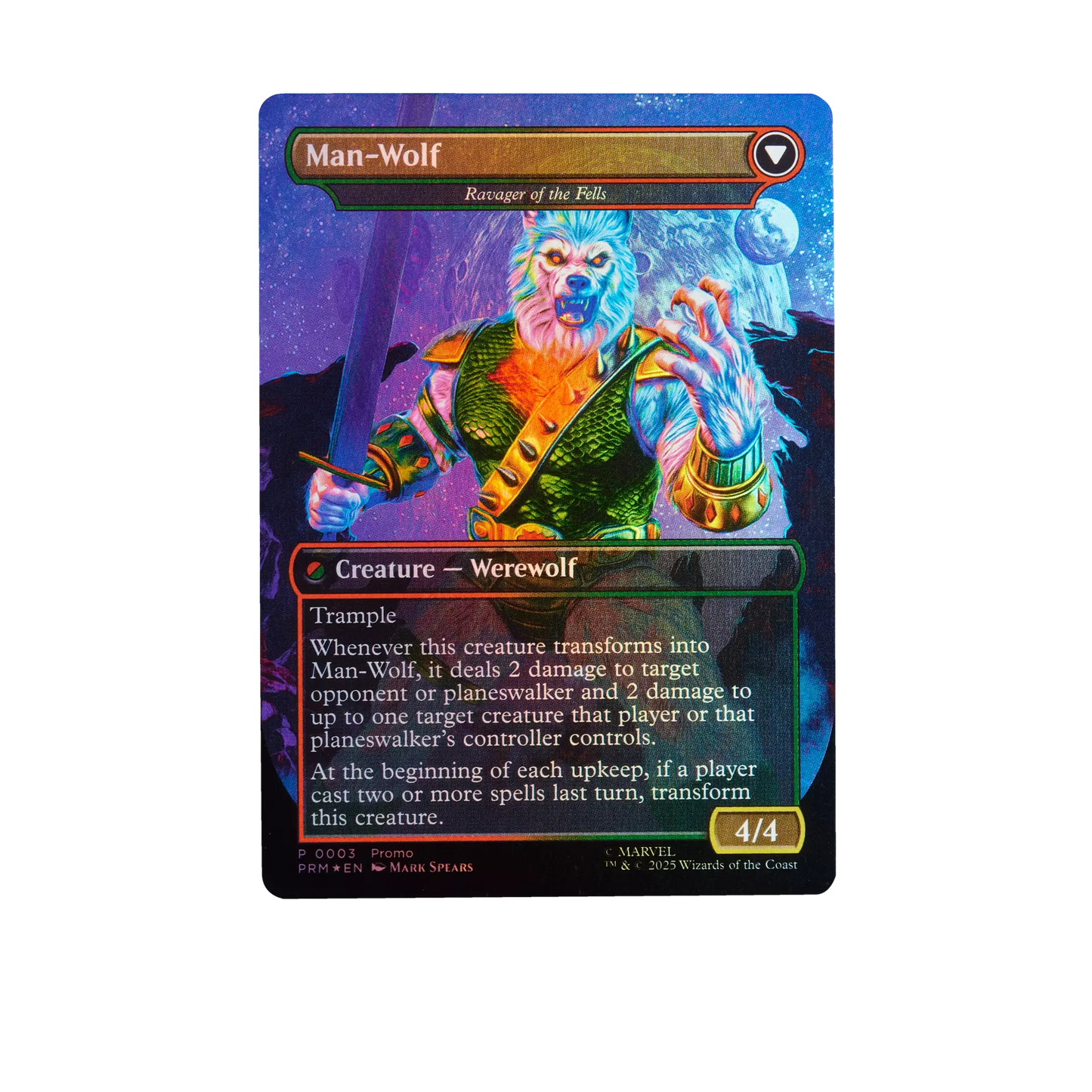Hasbro Marvel Legends Series Spider-Man Man-Wolf Magic The Gathering