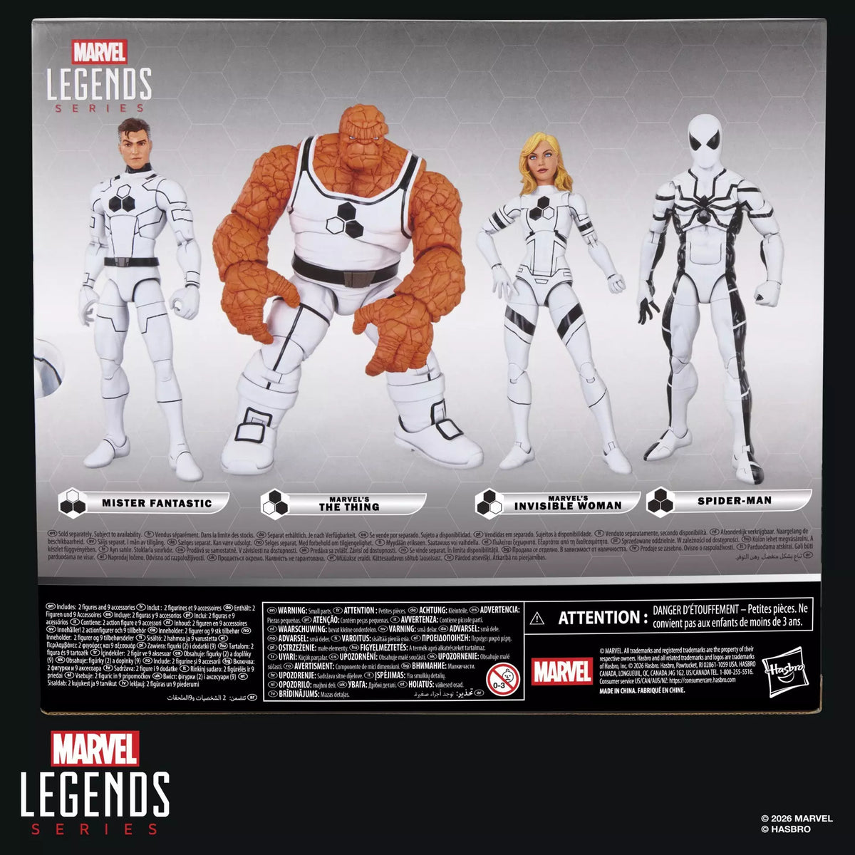 Hasbro Marvel Legends Series Future Foundation The Thing And Invisible Woman