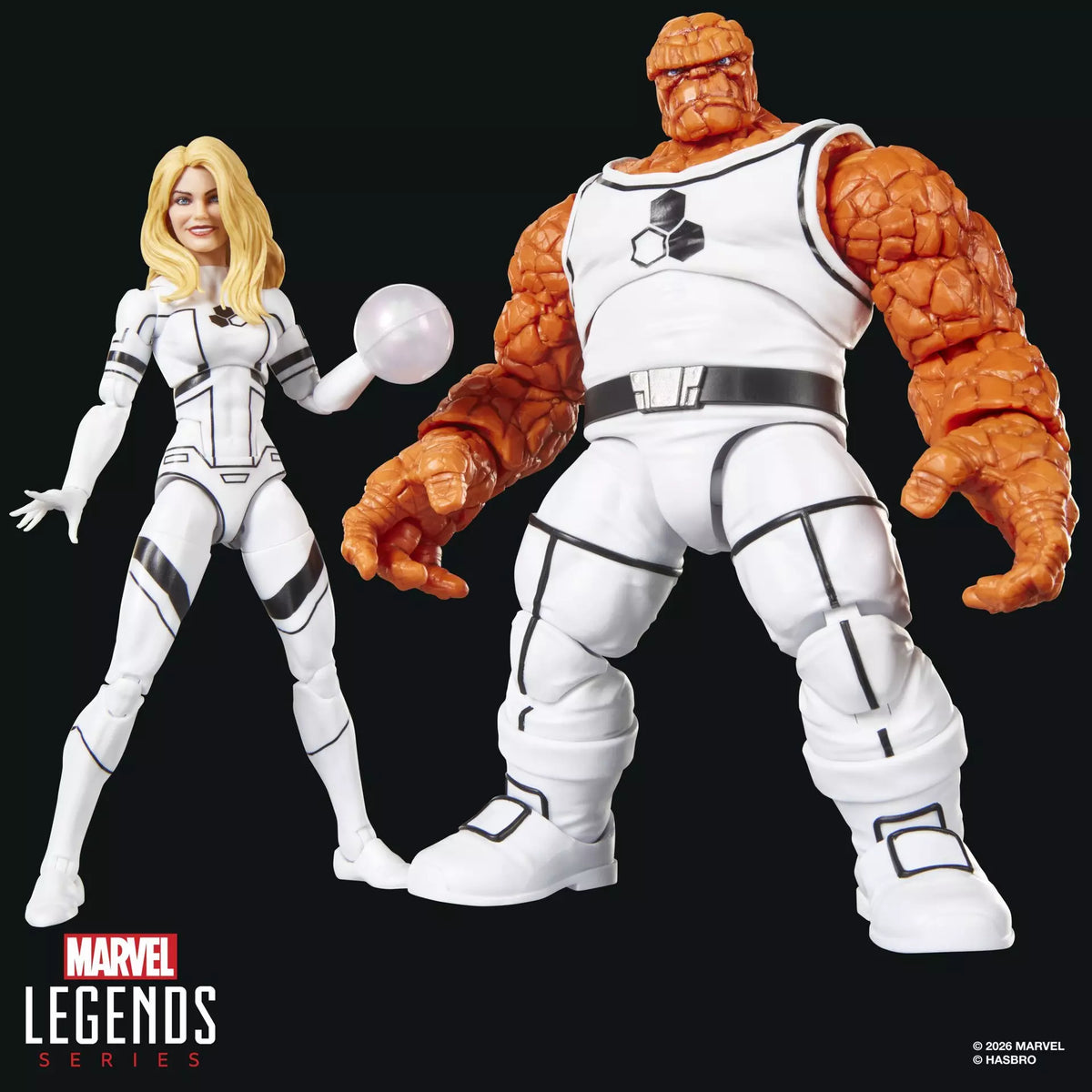 Hasbro Marvel Legends Series Future Foundation The Thing And Invisible Woman