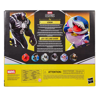 Hasbro Marvel Legends Series Venom & Jeff The Land Shark - Marvel Rivals -