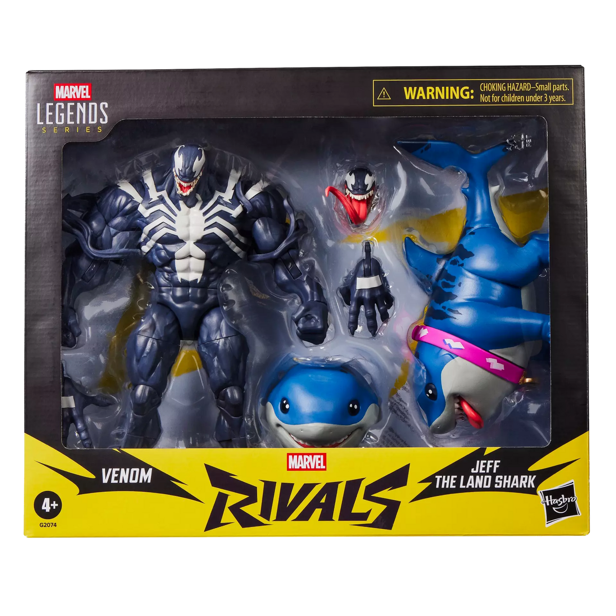 Hasbro Marvel Legends Series Venom & Jeff The Land Shark - Marvel Rivals -