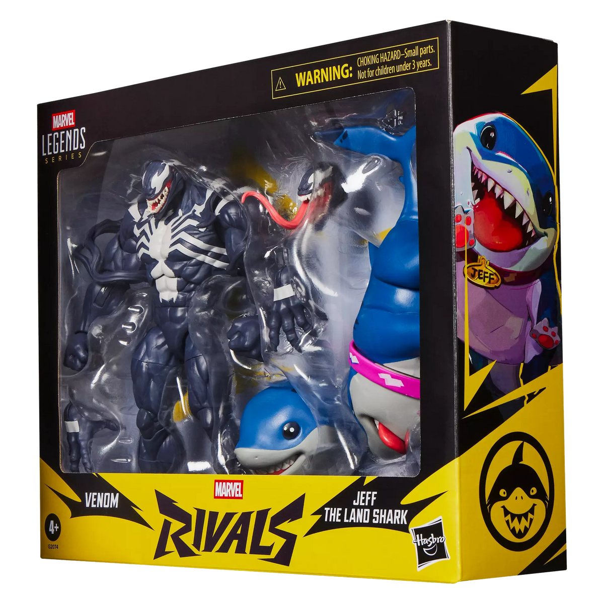 Hasbro Marvel Legends Series Venom & Jeff The Land Shark - Marvel Rivals -