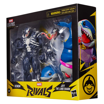 Hasbro Marvel Legends Series Venom & Jeff The Land Shark - Marvel Rivals -