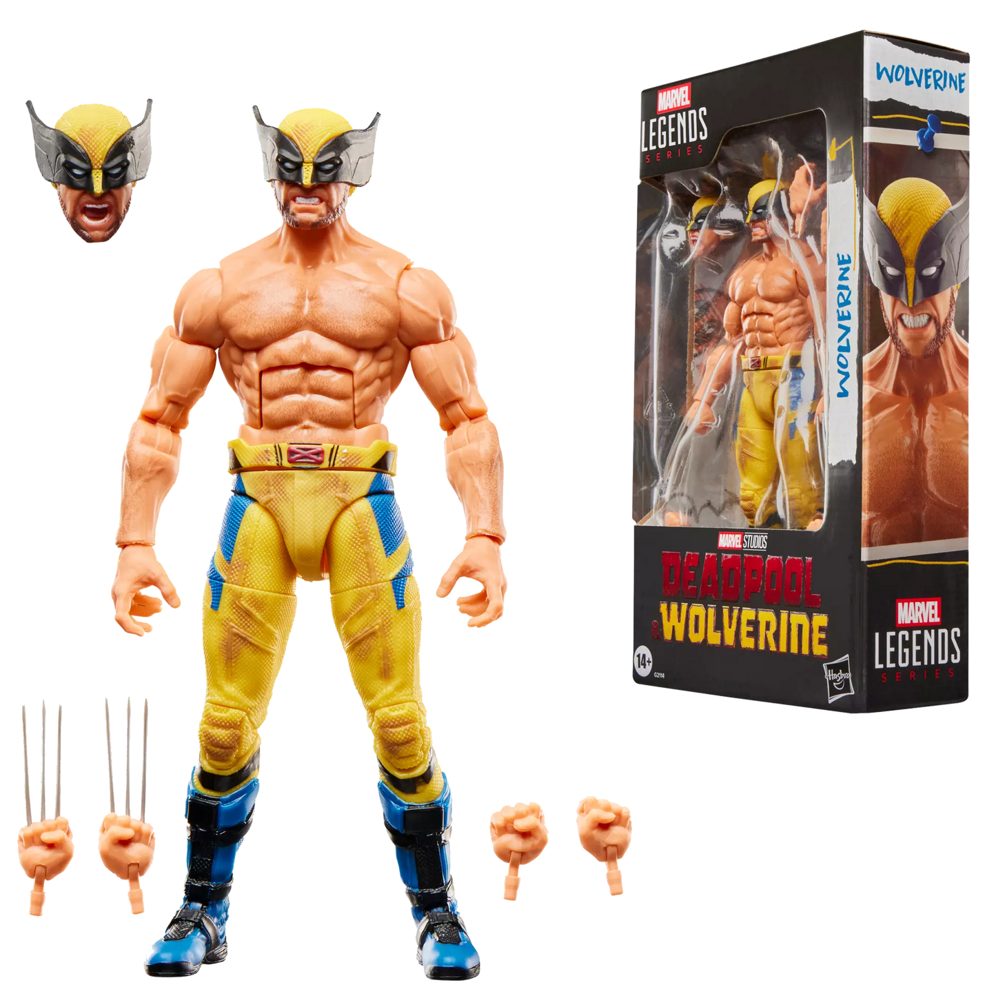 Hasbro Marvel Legends Series Deadpool & Wolverine Wolverine Shirtless