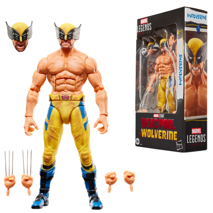 Hasbro Marvel Legends Series Deadpool & Wolverine Wolverine Shirtless