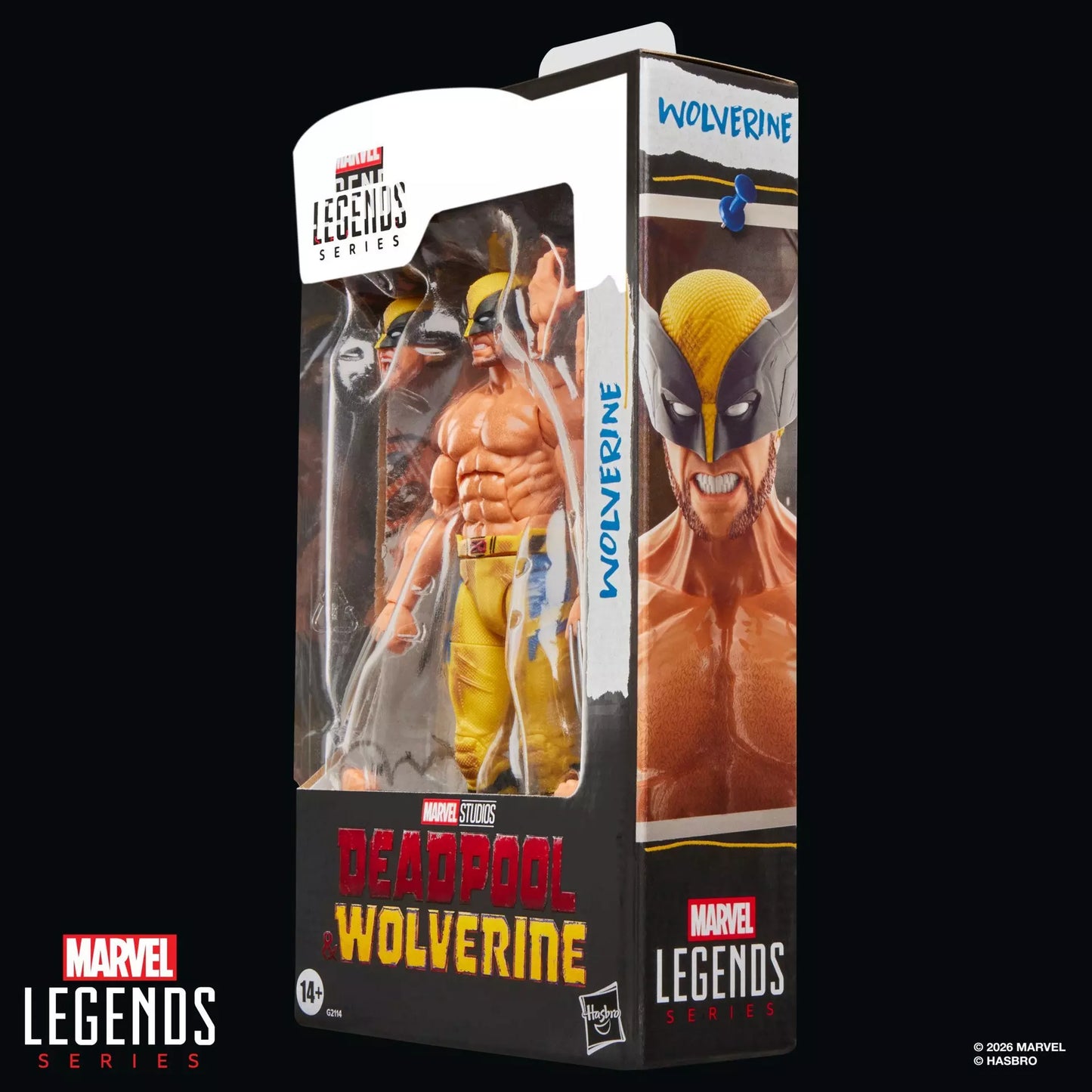 Hasbro Marvel Legends Series Deadpool & Wolverine Wolverine Shirtless