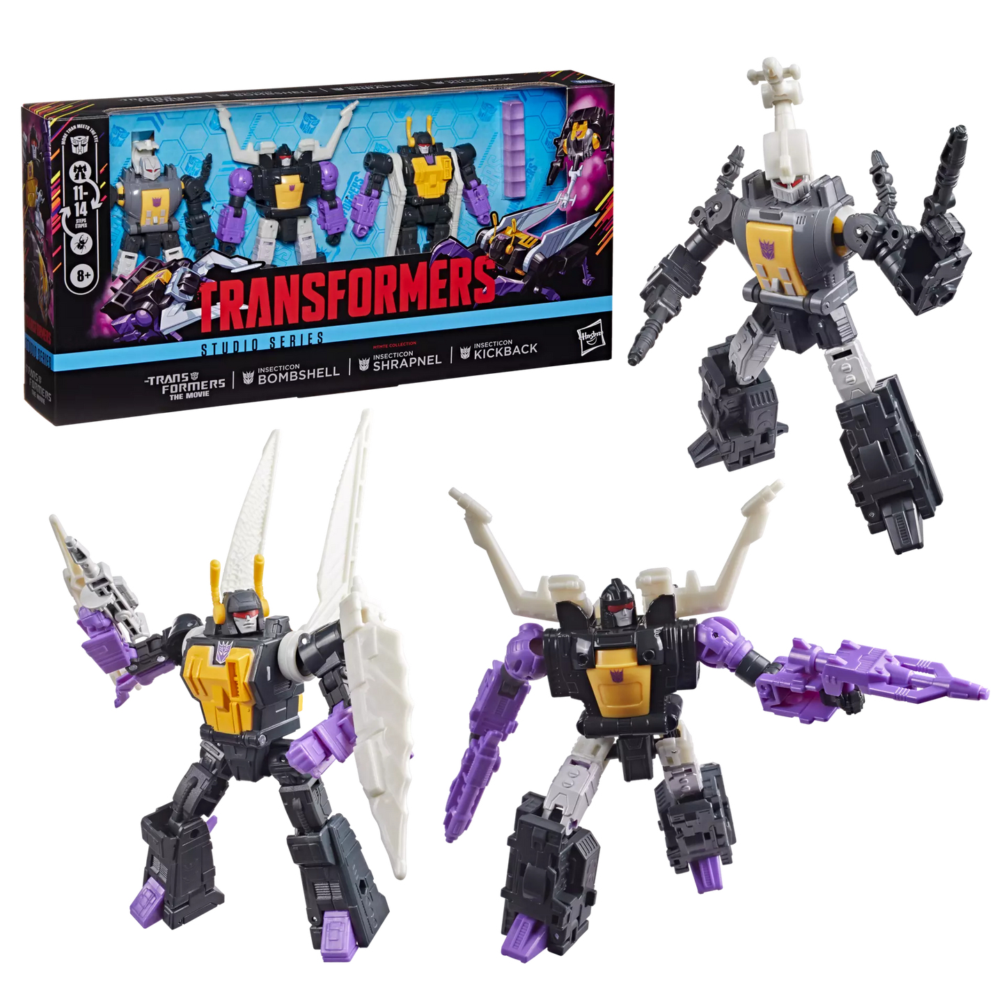 Hasbro Transformers Studio Series Insecticons Bombshell - Shrapnel And Kickback