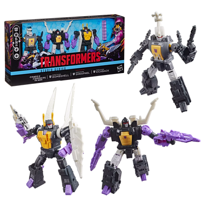 Hasbro Transformers Studio Series Insecticons Bombshell - Shrapnel And Kickback