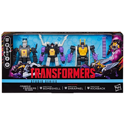 Hasbro Transformers Studio Series Insecticons Bombshell - Shrapnel And Kickback