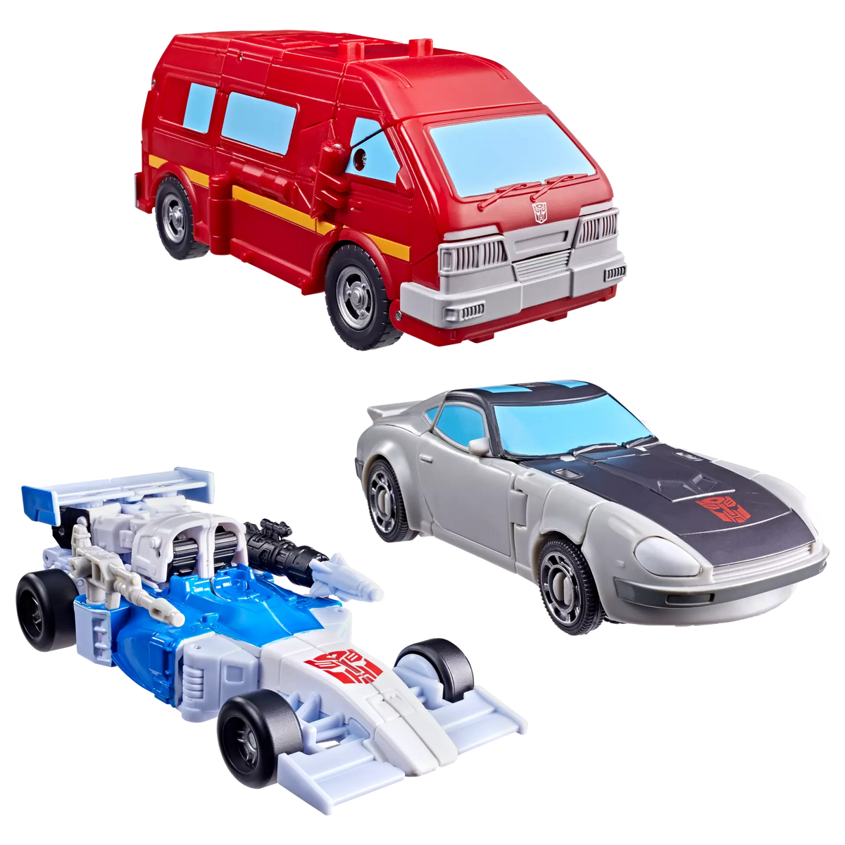 Hasbro Transformers Age Of The Primes Autobot Mirage - Ironhide - Bluestreak