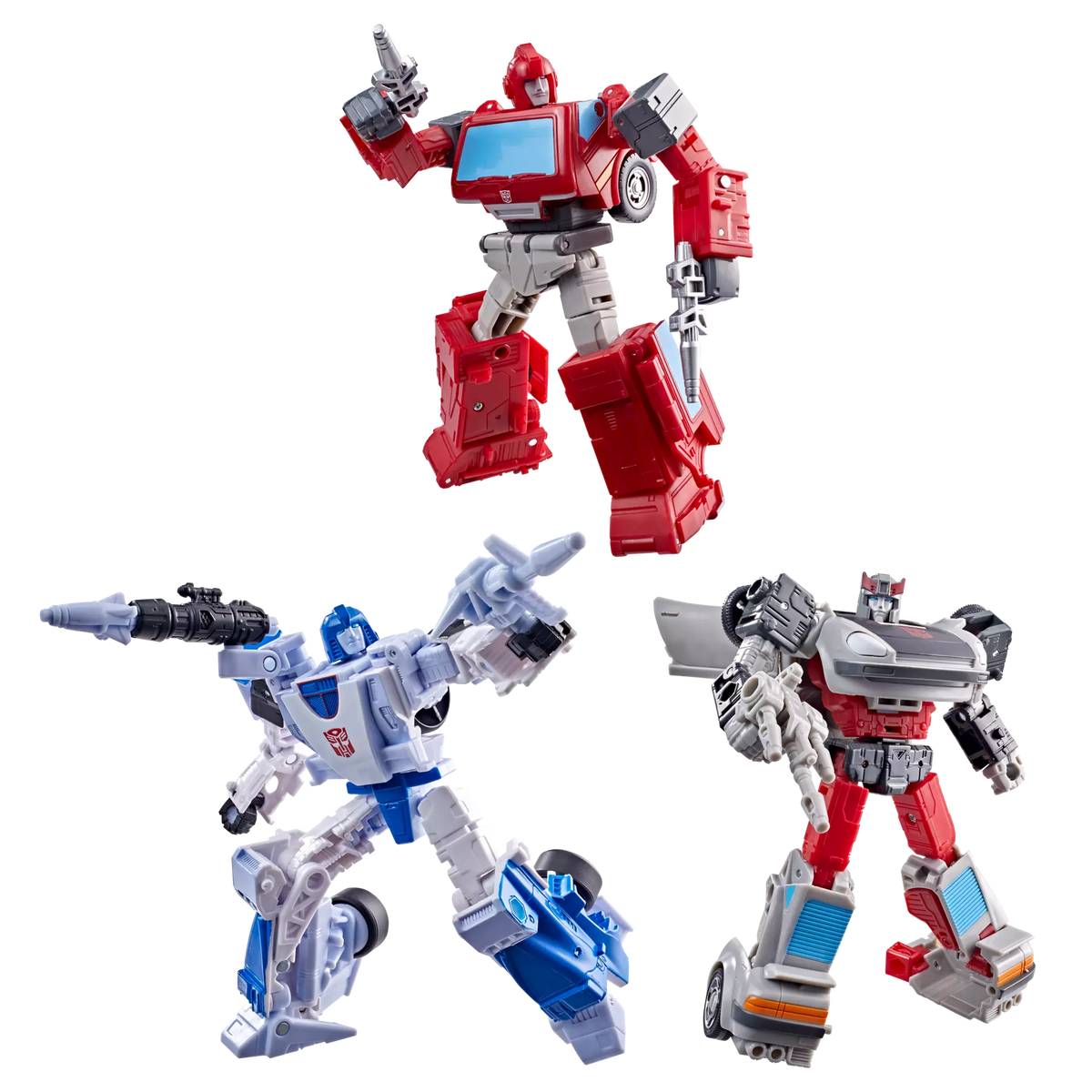 Hasbro Transformers Age Of The Primes Autobot Mirage - Ironhide - Bluestreak
