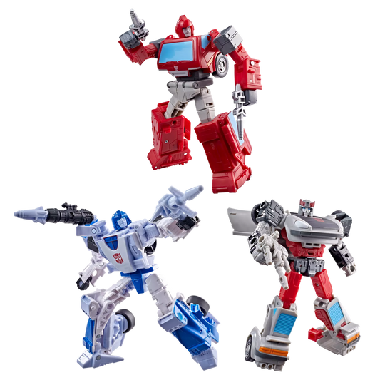 Hasbro Transformers Age Of The Primes Autobot Mirage - Ironhide - Bluestreak