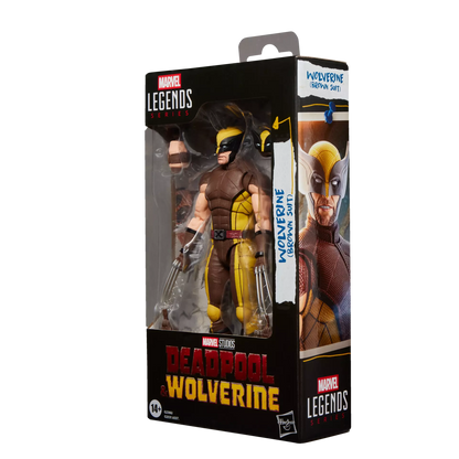 Hasbro Marvel Legends Series Deadpool & Wolverine Wolverine Brown Suit