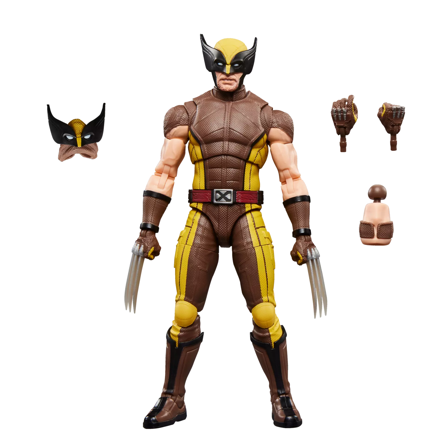 Hasbro Marvel Legends Series Deadpool & Wolverine Wolverine Brown Suit