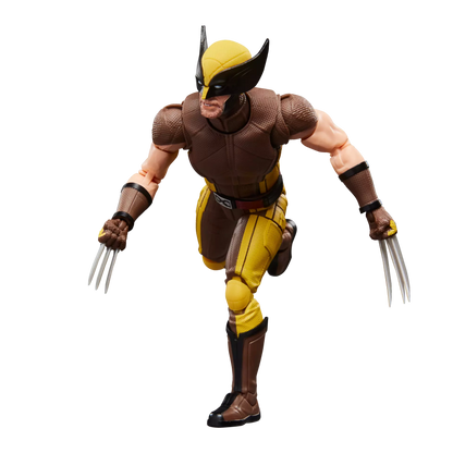 Hasbro Marvel Legends Series Deadpool & Wolverine Wolverine Brown Suit