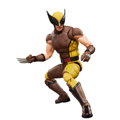 Hasbro Marvel Legends Series Deadpool & Wolverine Wolverine Brown Suit