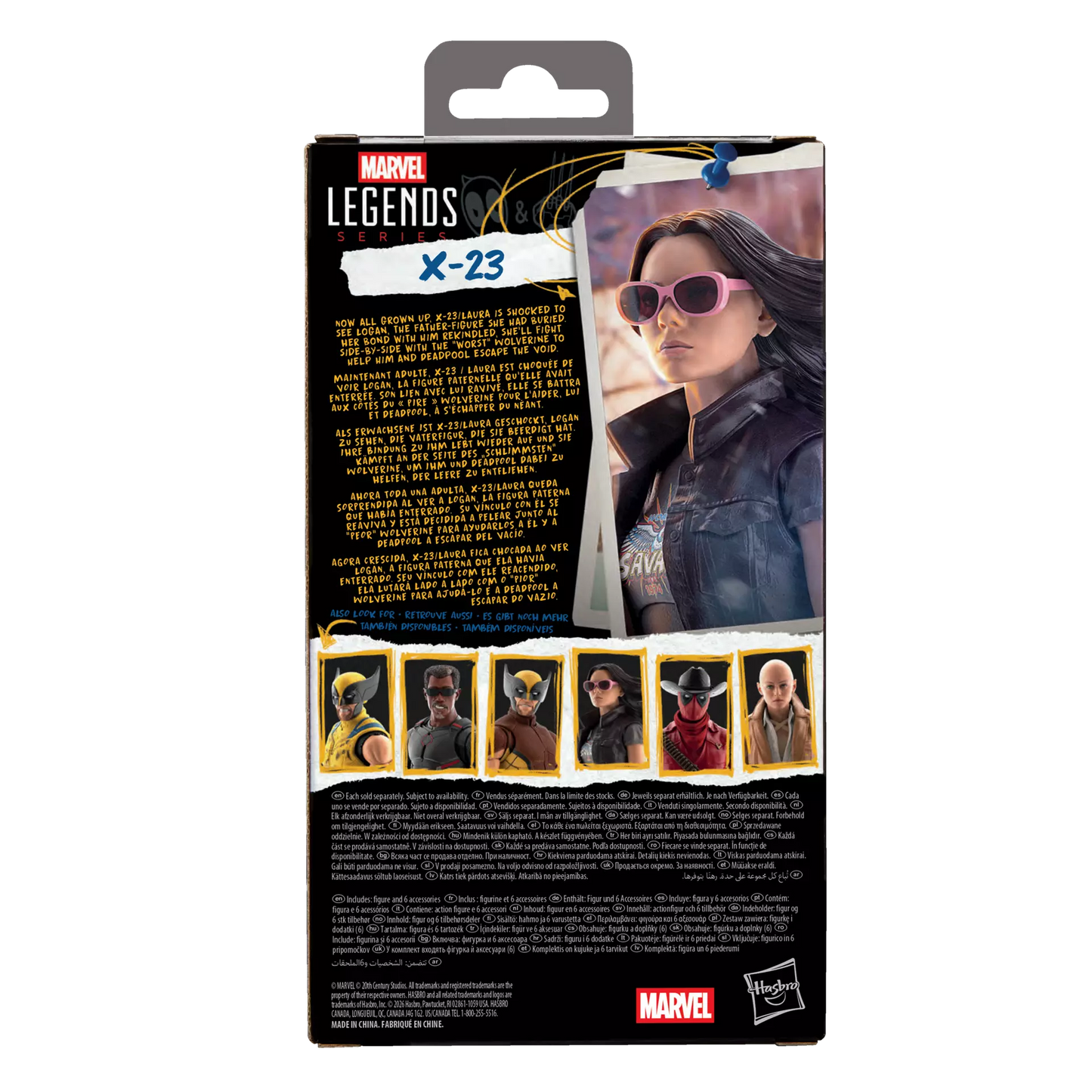 Hasbro Marvel Legends Series Deadpool & Wolverine X-23