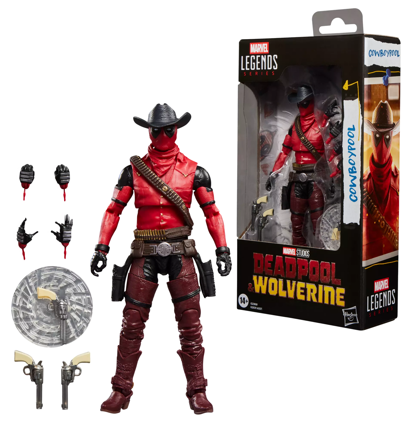 Hasbro Marvel Legends Series Deadpool & Wolverine Cowboypool