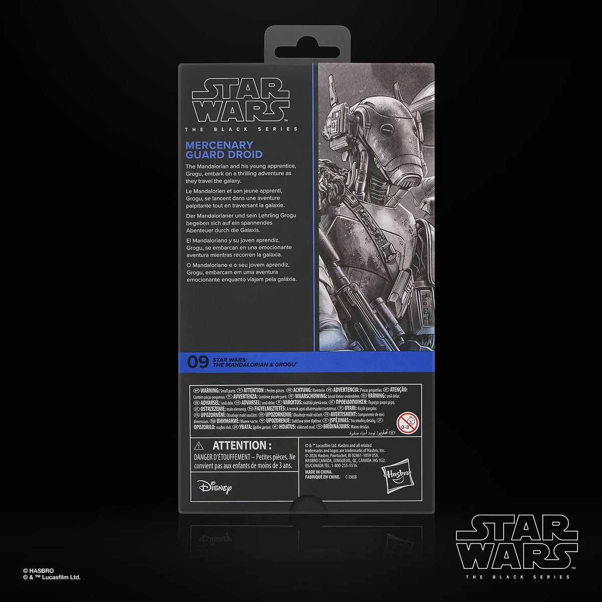Hasbro Star Wars The Black Series Star Wars: The Mandalorian & Grogu Mercenary Guard Droid