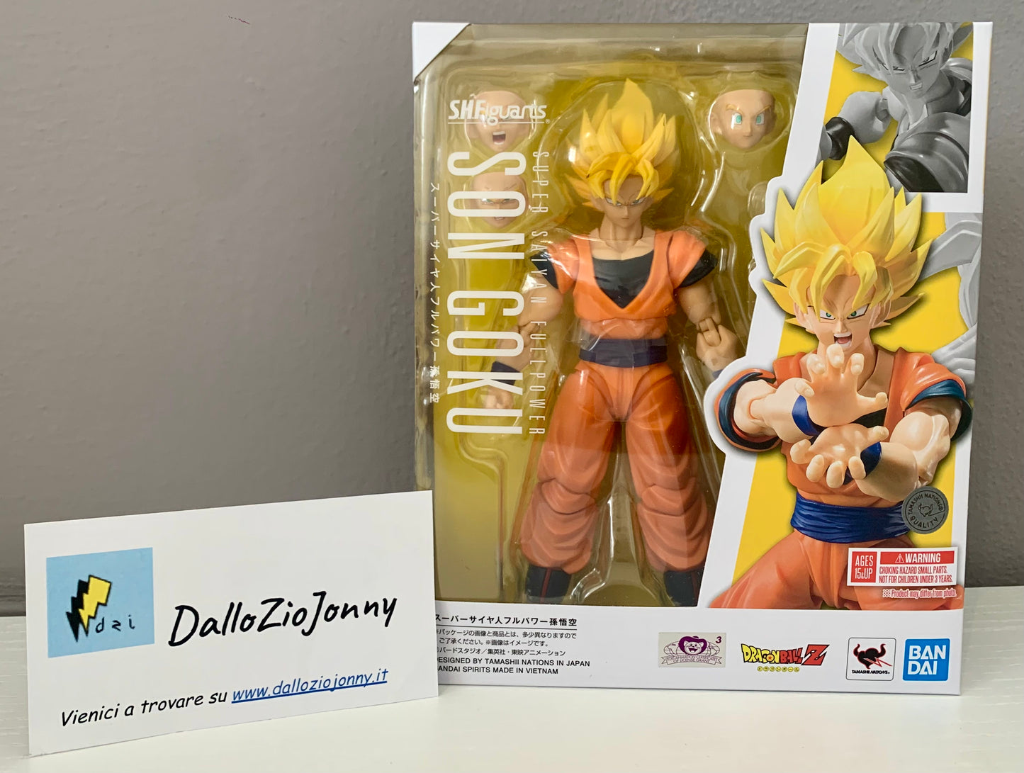 Dragon Ball Z S.H.Figuarts Son Goku Super Saiyan Full Power Action Figure 14 cm Bandai