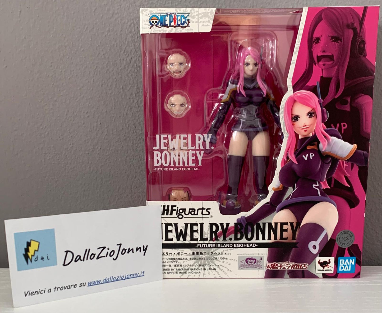 Bandai S.H.Figuarts One Piece Jewelry.Bonney Future Island Egghead