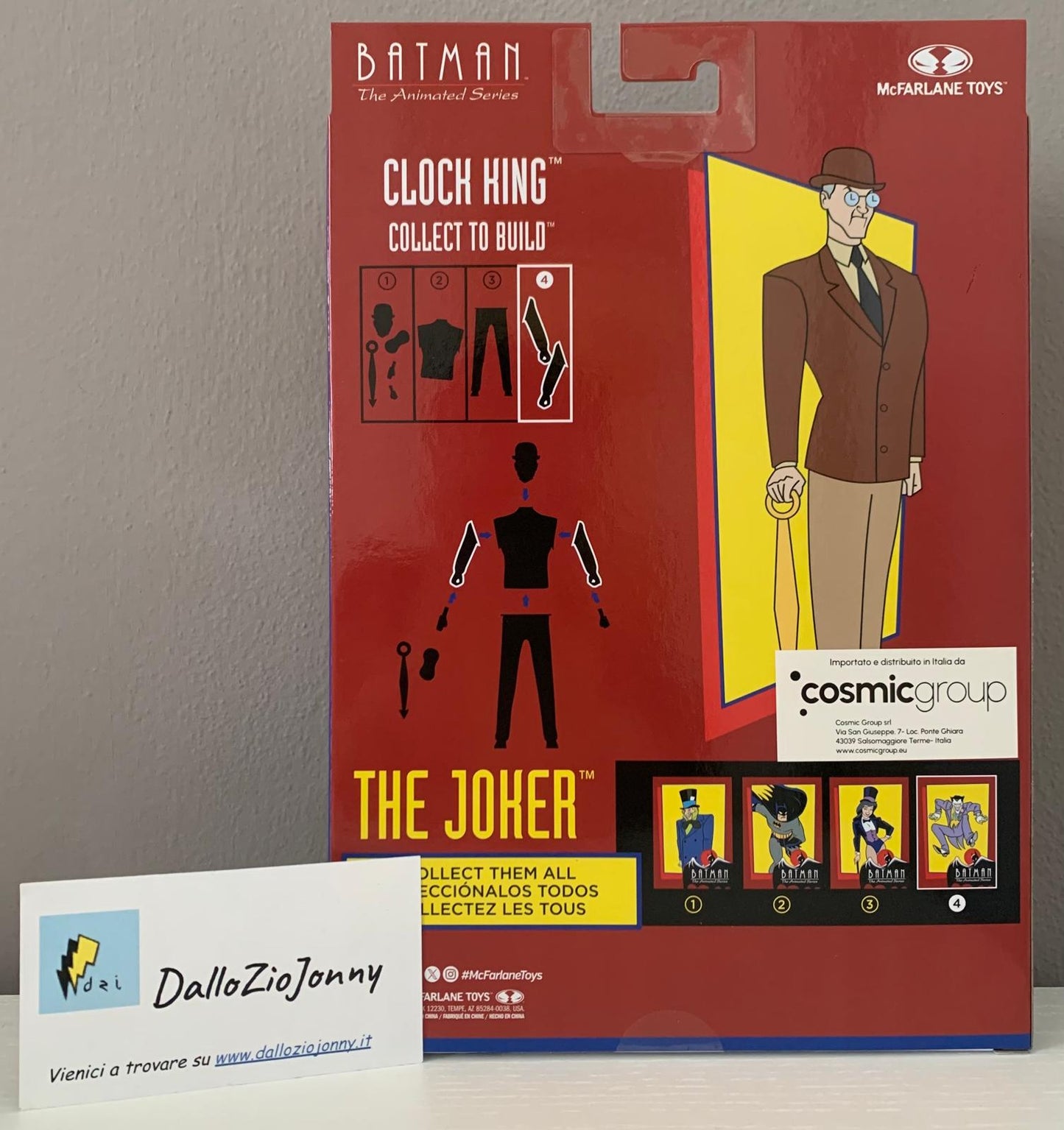 McFarlane Toys Batman: The Animated Series The Joker Platinum Edition