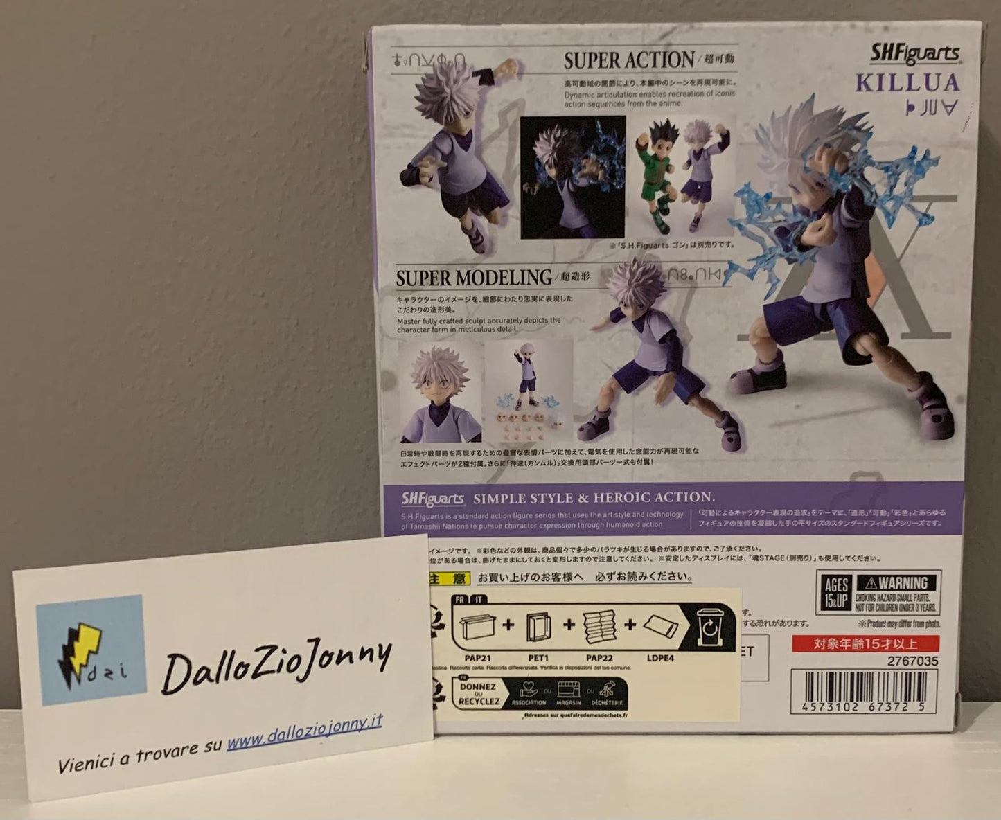 Bandai S.H.Figuarts Hunter X Hunter Killua