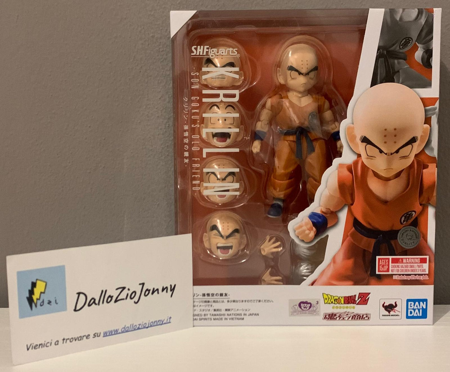 Bandai S.H.Figuarts Dragon Ball Z Krillin Son Goku's Old Friend