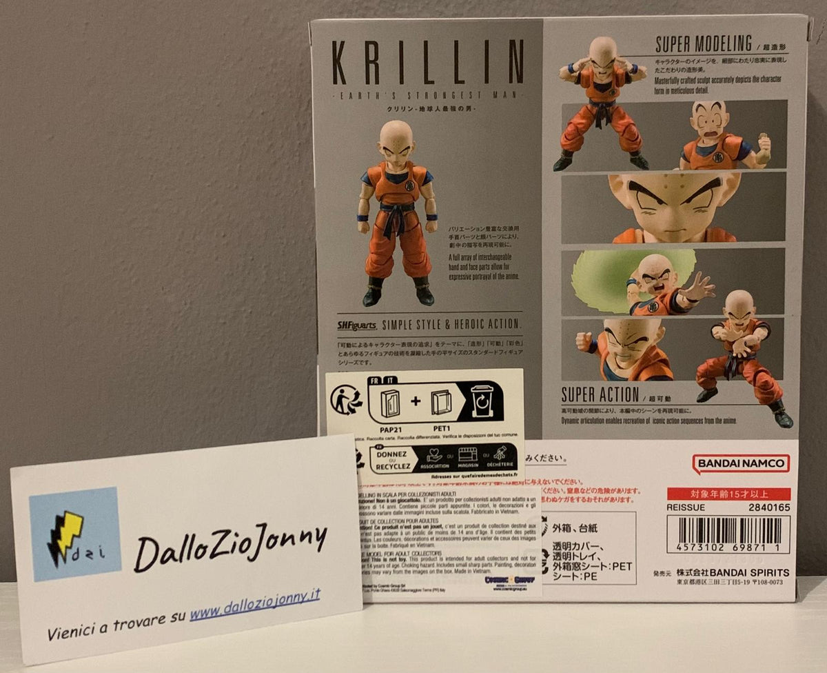 Bandai S.H.Figuarts Dragon Ball Z Krillin - Earth's Strongest Man -