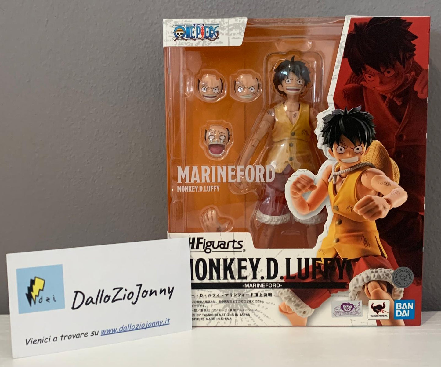 Bandai S.H.Figuarts One Piece Monkey.D.Luffy Marineford