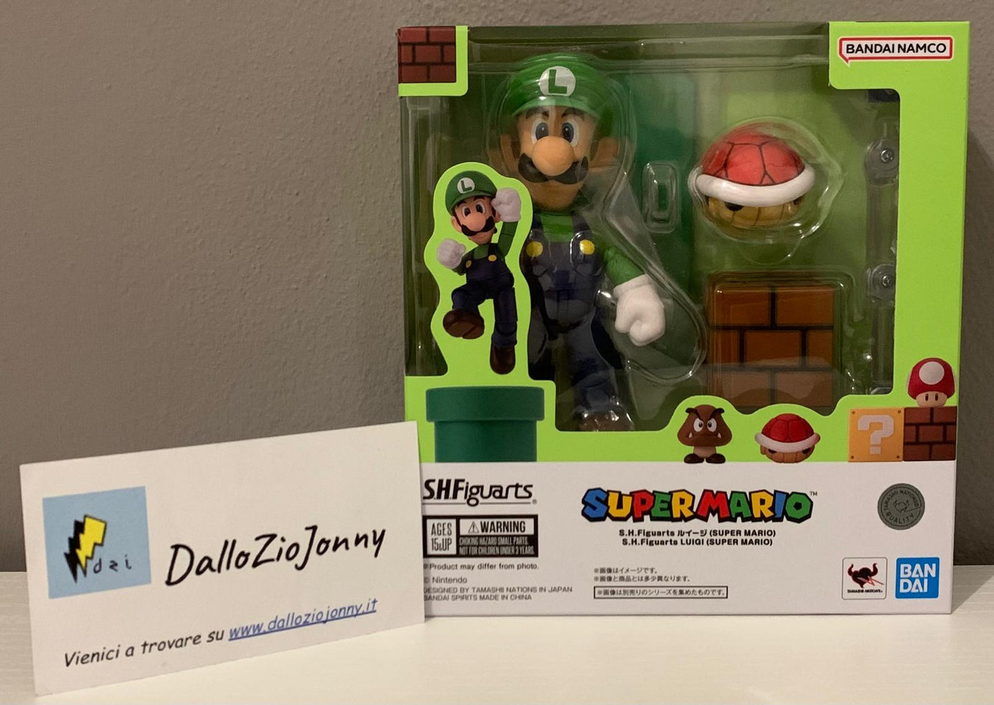 Bandai S.H.Figuarts Super Mario Luigi