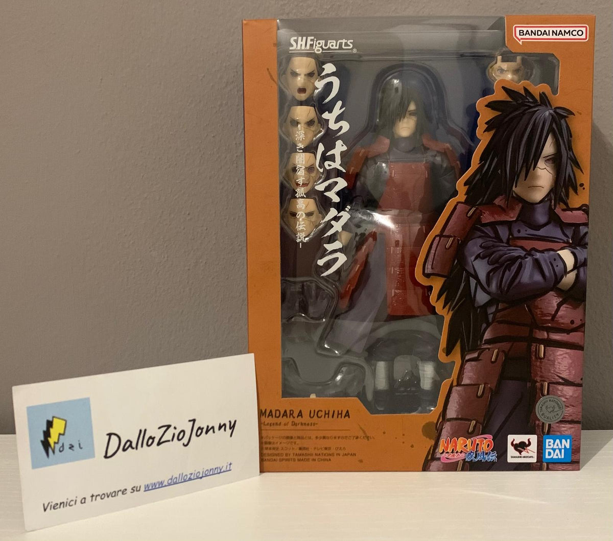 Bandai S.H.Figuarts Naruto Madara Uchiha - Legend Of Darkness -